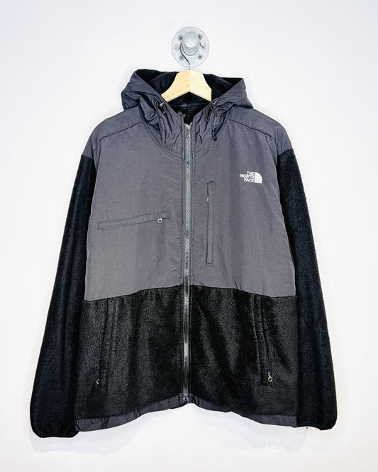 2000s The North Face Black Hooded Fleece