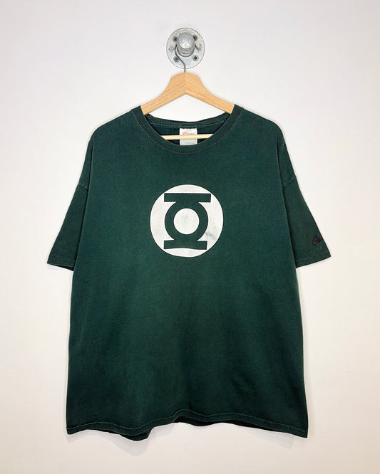 2000s Green Lantern Faded Green Tee Shirt