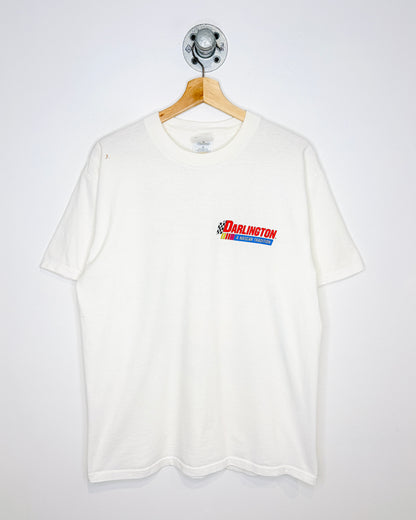 Vintage 1998 Darlington NASCAR Tradition White Tee Shirt