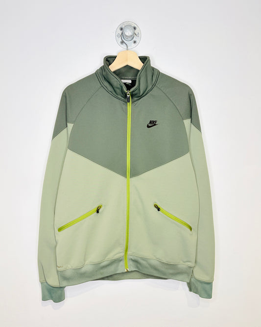 Nike Fit Forest Green Zip Up Sweatshirt
