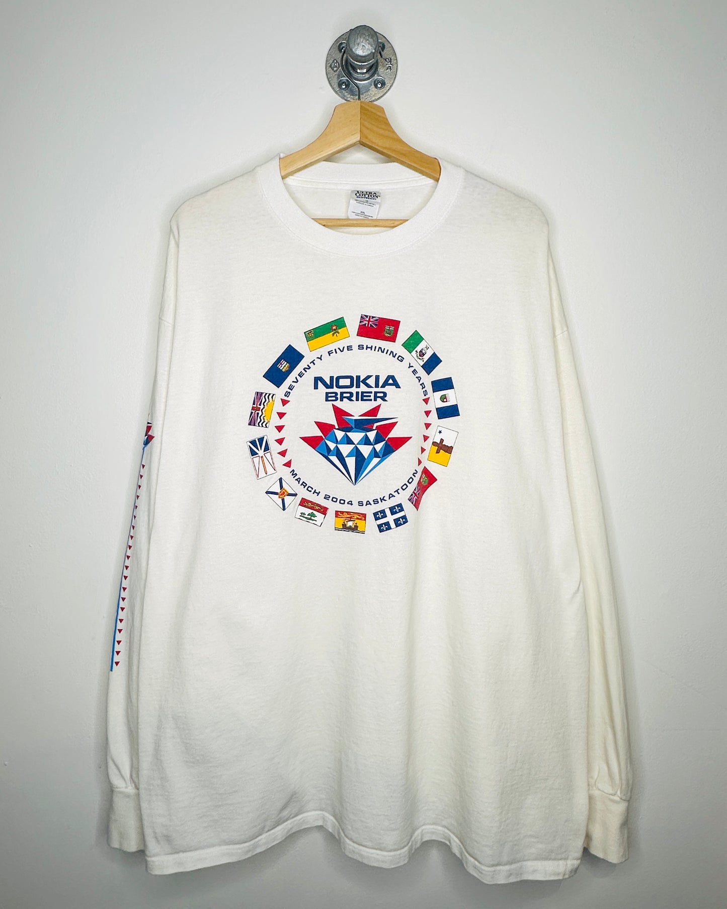 2004 Nokia Brier 75th Anniversary White Longsleeve Shirt