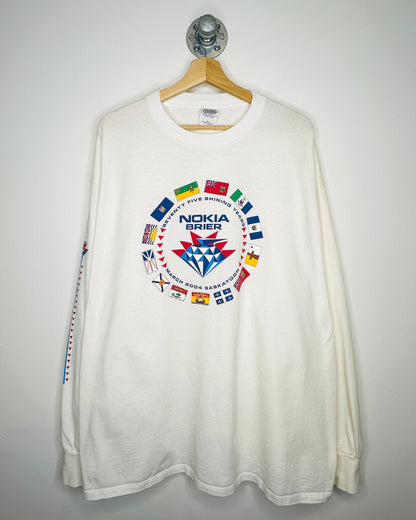2004 Nokia Brier 75th Anniversary White Longsleeve Shirt