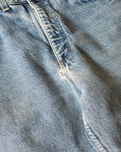 Carhartt Washed Flannel Lined Blue Denim