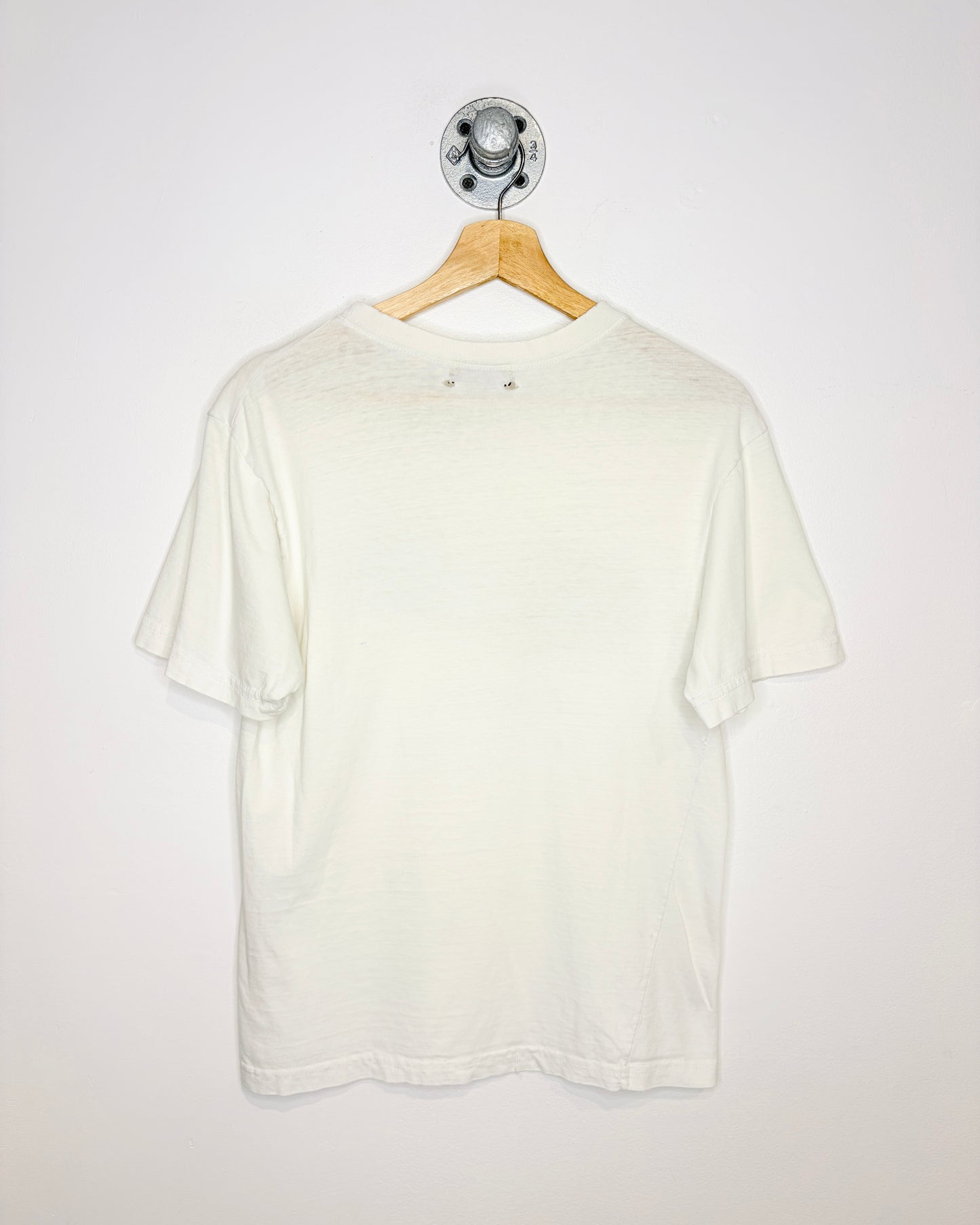 Vintage Cuba Classic Distressed White Tee Shirt