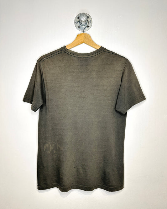 Vintage Zion Jimi Hendrix Faded Grey Distressed Tee Shirt