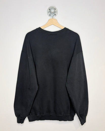 Vintage 1990s Easton Bulldog Black Crewneck Sweatshirt