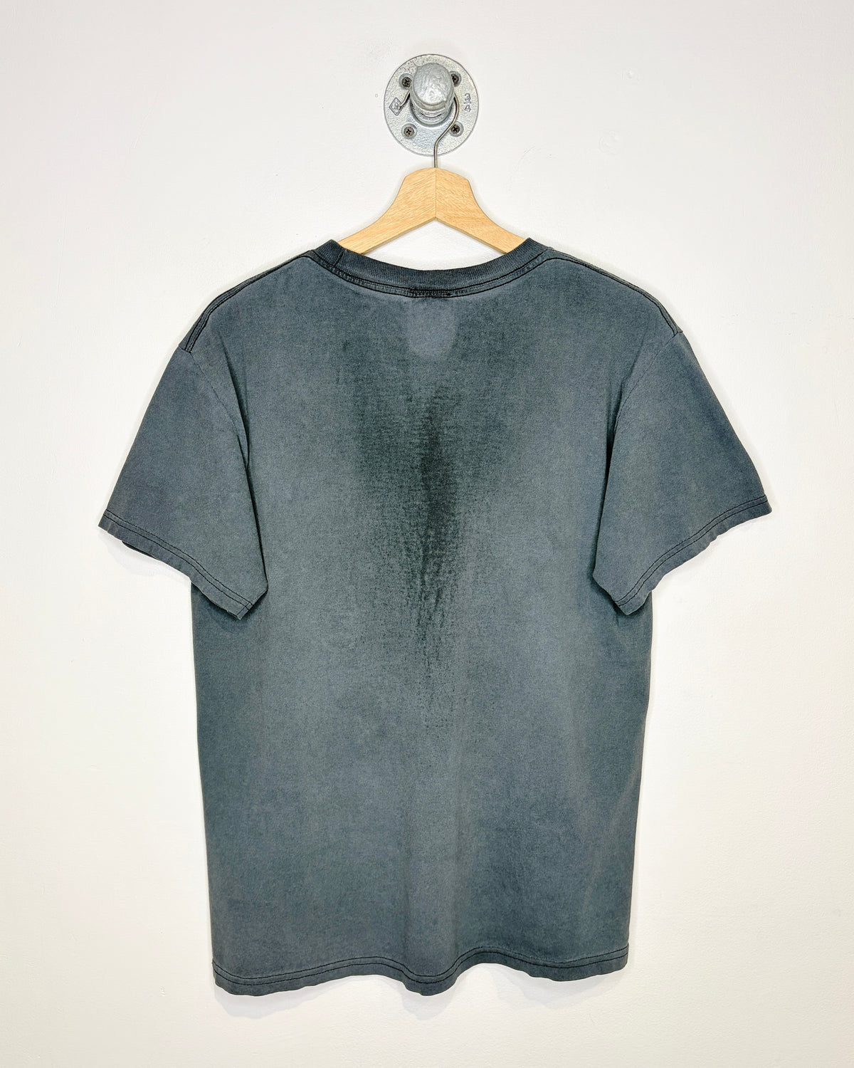 2008 The Beatles Heavily Faded Black Band Tee Shirt