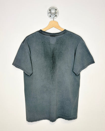 2008 The Beatles Heavily Faded Black Band Tee Shirt