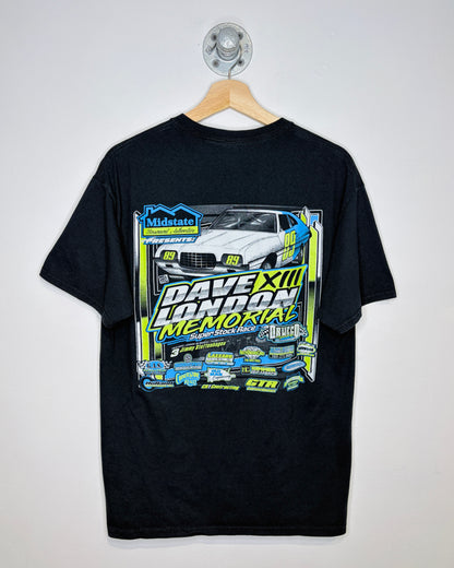 Dave XIII London Memorial Super Stock Race Black Tee Shirt