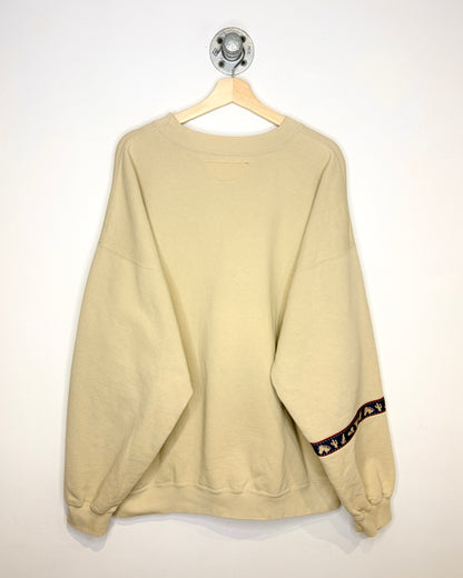 Vintage 1997 Labatt Brier Calgary Tan Crewneck Sweatshirt