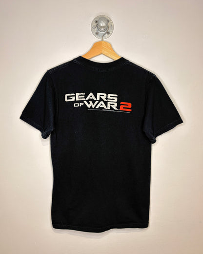 2008 Gear Of War 2 Promo Black Tee Shirt