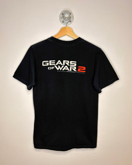 2008 Gear Of War 2 Promo Black Tee Shirt