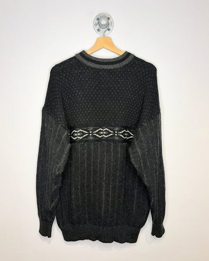 Vintage 90s Marks & Spencer Black Knit Sweater