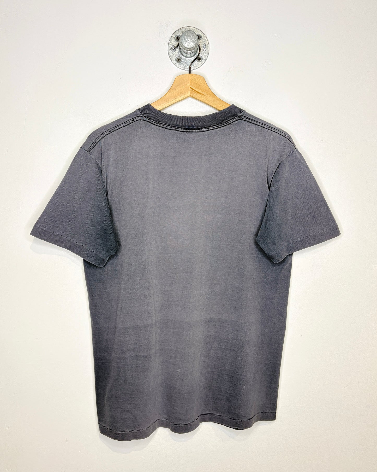 Vintage 90s Hard Rock Cafe New York Heavily Faded Black Tee Shirt