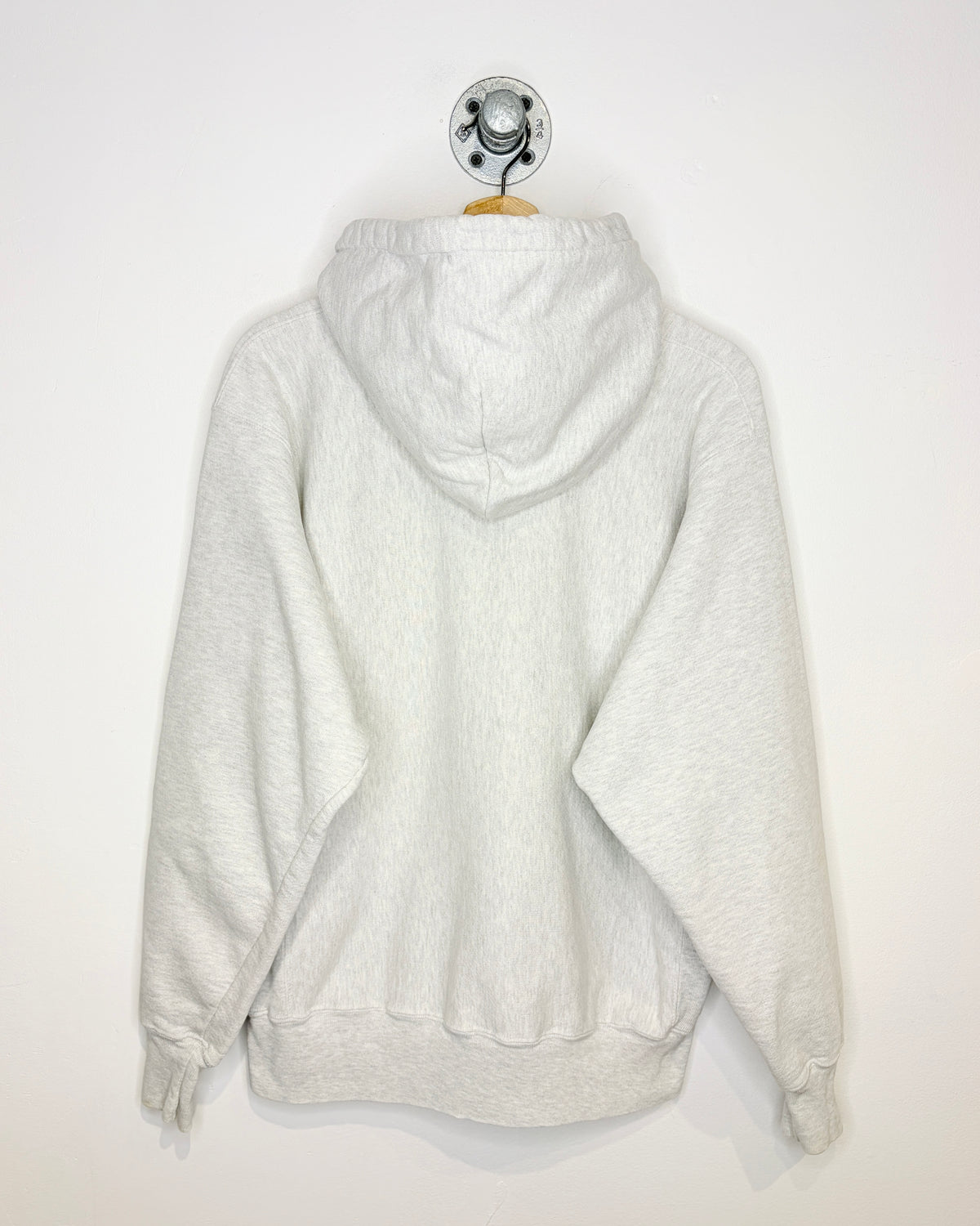 2000s Bell’s Brewery Ash Grey Champion Reverse Weave Hoodie
