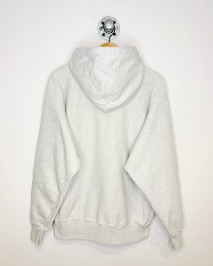 2000s Bell’s Brewery Ash Grey Champion Reverse Weave Hoodie