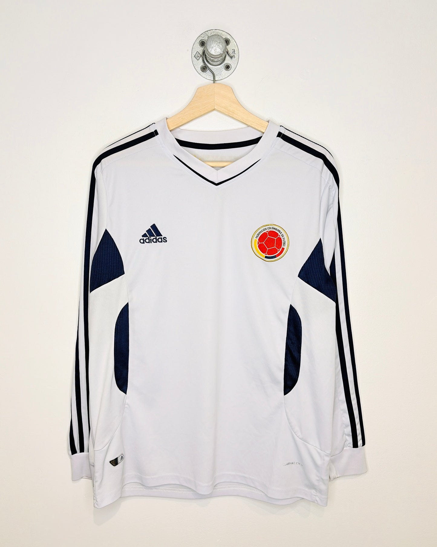 Adidas Colombiana De Futbol White Soccer Jersey