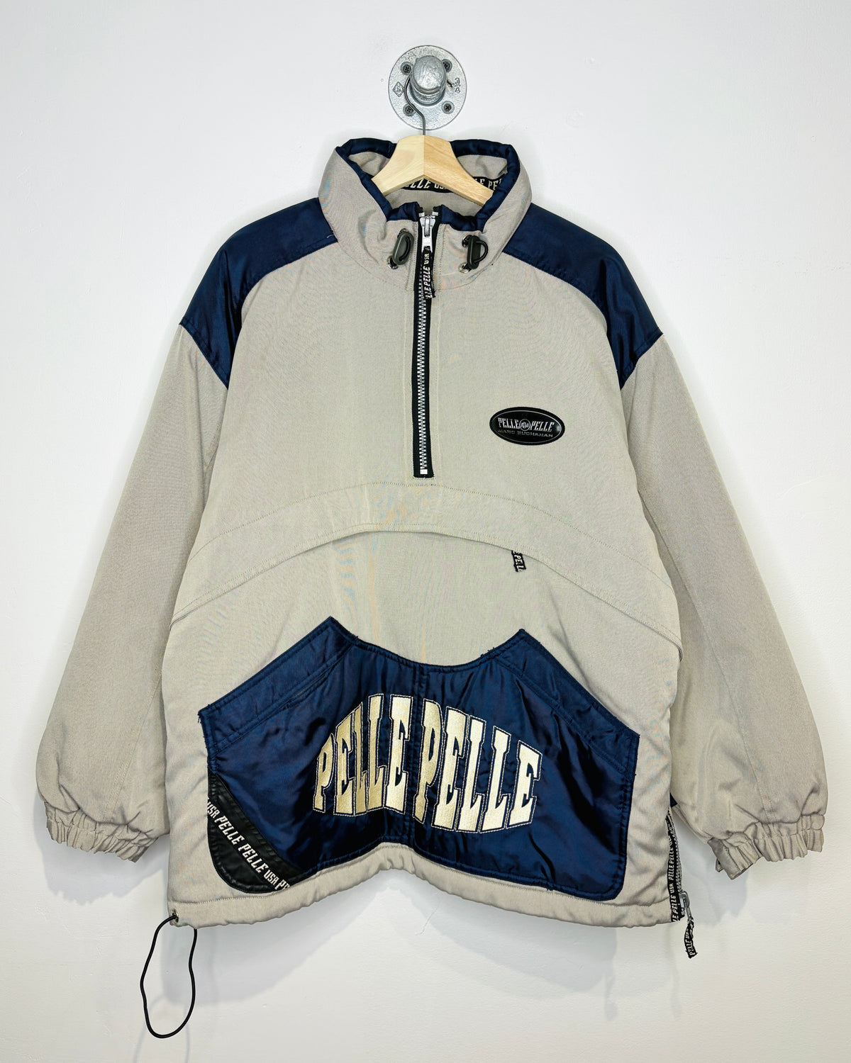 Vintage Early 2000s Marc Buchanan Pelle Pelle Quarter Zip Jacket