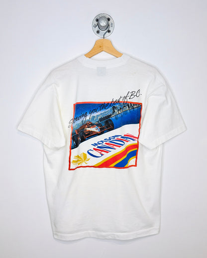 Vintage 90s Molson Canadian Indy Vancouver White Tee Shirt