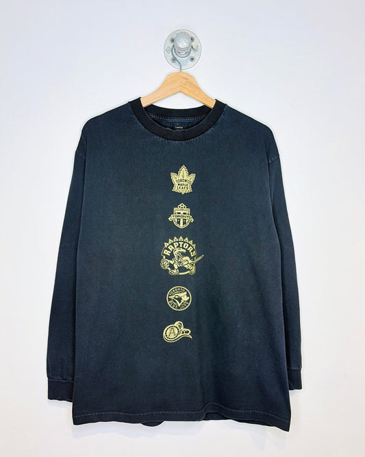 Toronto Sports Teams OVO Drake Night Black Longsleeve Shirt