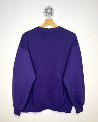 Vintage 1990s UW Huskies Purple Crewneck Sweatshirt