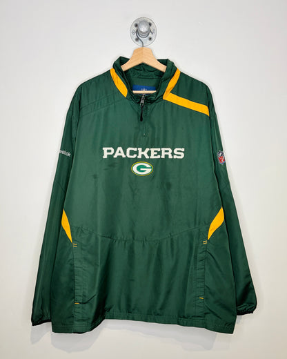 2000s NFL Green Bay Packers 1/4 Zip Windbreaker