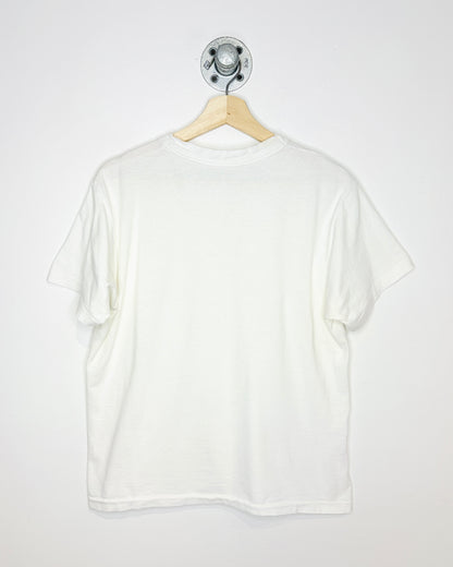 Vintage 90s Single Stitch Blank White Tee Shirt