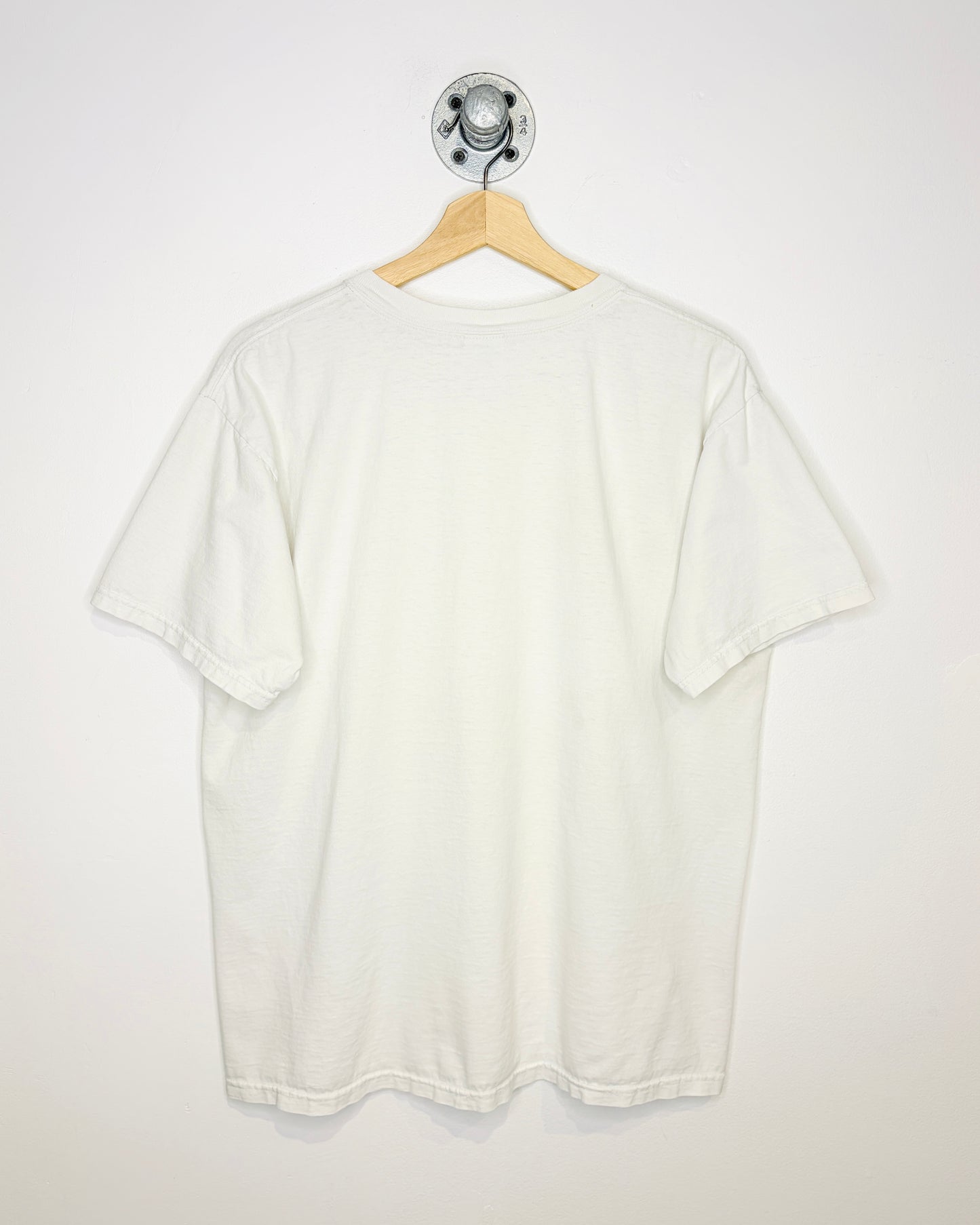 Vintage 2006 Wayne Whelnton Dragon Sketch Print Tee Shirt