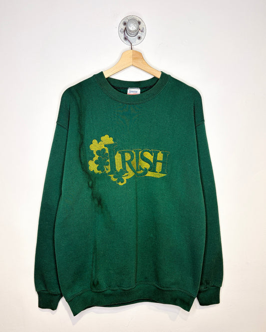 Vintage 1990s Irish Green Crewneck Sweatshirt