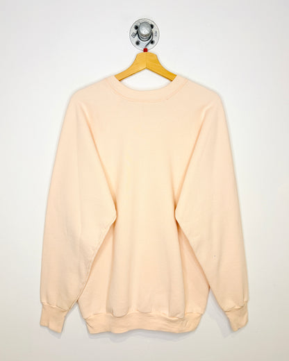 Vintage 1987 Gray Hare Doc Drizzle Faded Pink Crewneck Sweatshirt