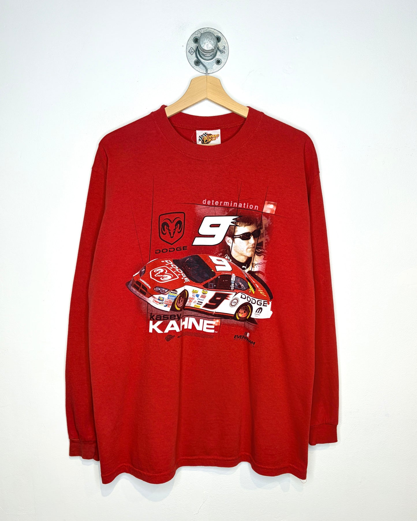 Vintage 2005 NASCAR Kasey Kahne Red Longsleeve Shirt
