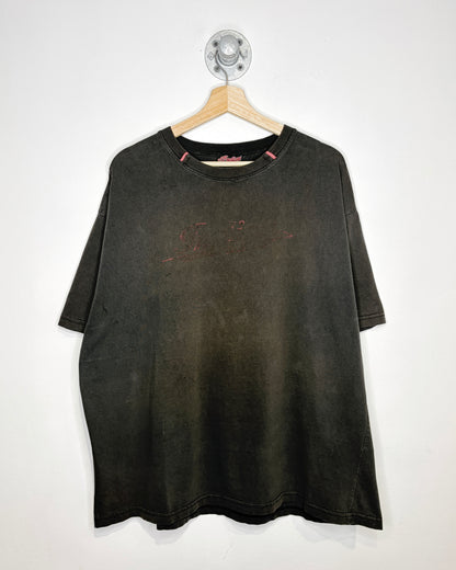 Vintage Indian Motorcycle Faded Black Tee Shirt