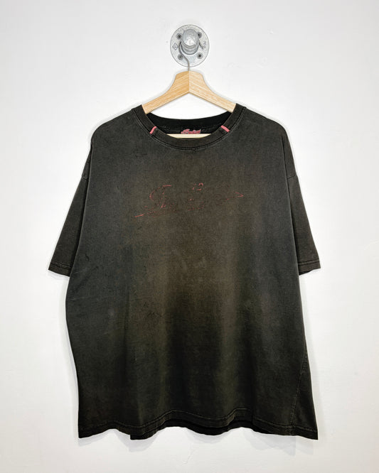 Vintage Indian Motorcycle Faded Black Tee Shirt