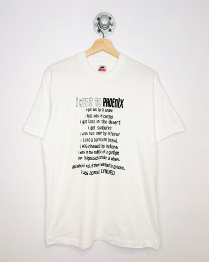 Vintage 90s “I Went To Phoenix” White Tee Shirt