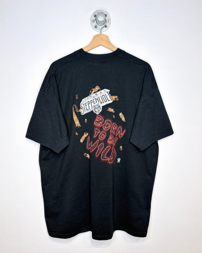 Vintage 1999 John Kay & Steppenwolf Black Tee Shirt
