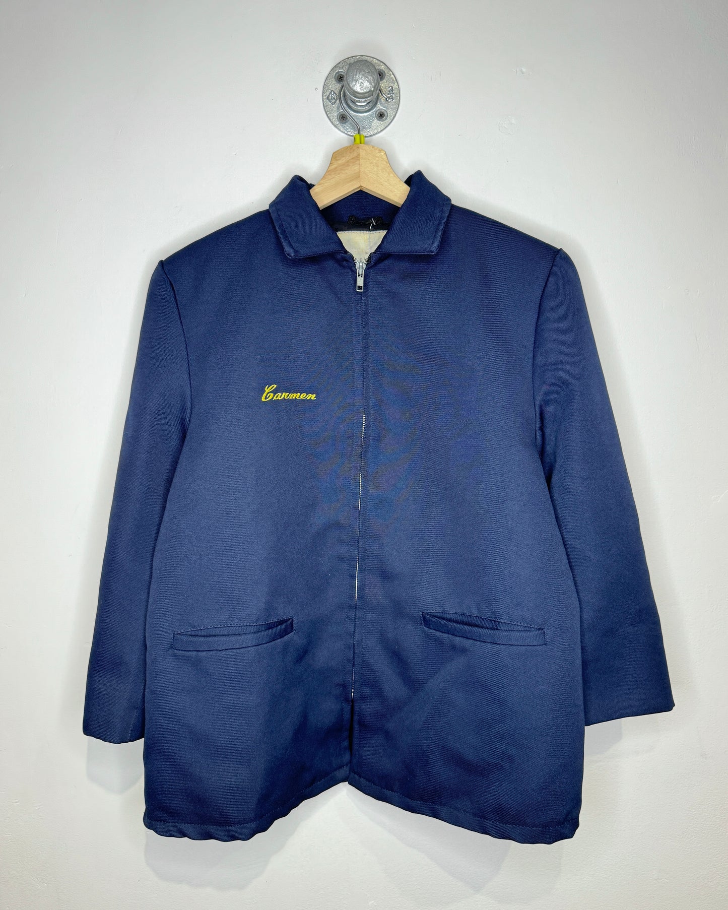 Vintage 80s Navy Blue Lightweight Jacket