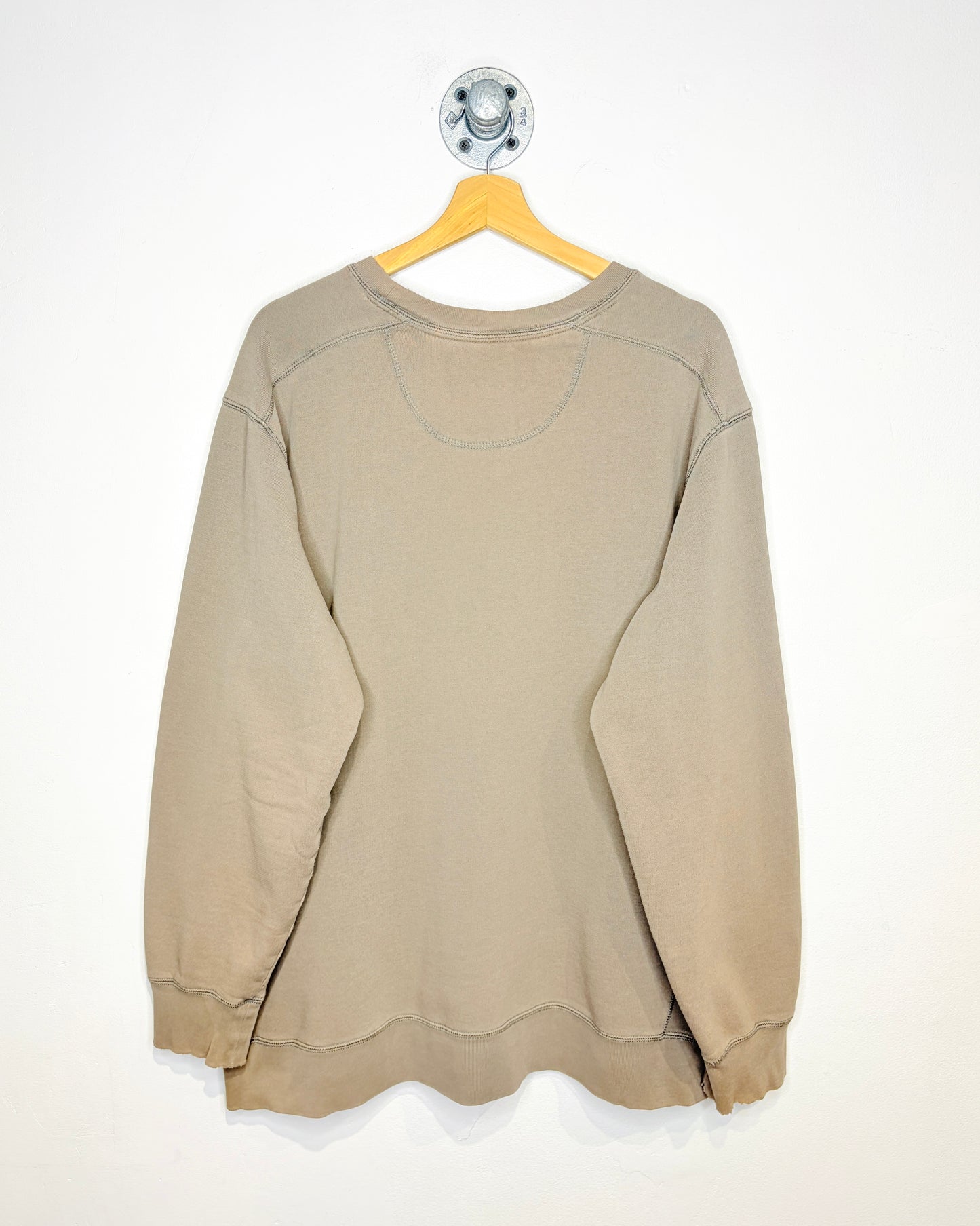 Vintage 2000s Eddie Bauer Beige Sweatshirt