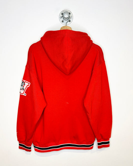 Vintage 1990s Wisconsin Badgers Red Starter Brand Hoodie