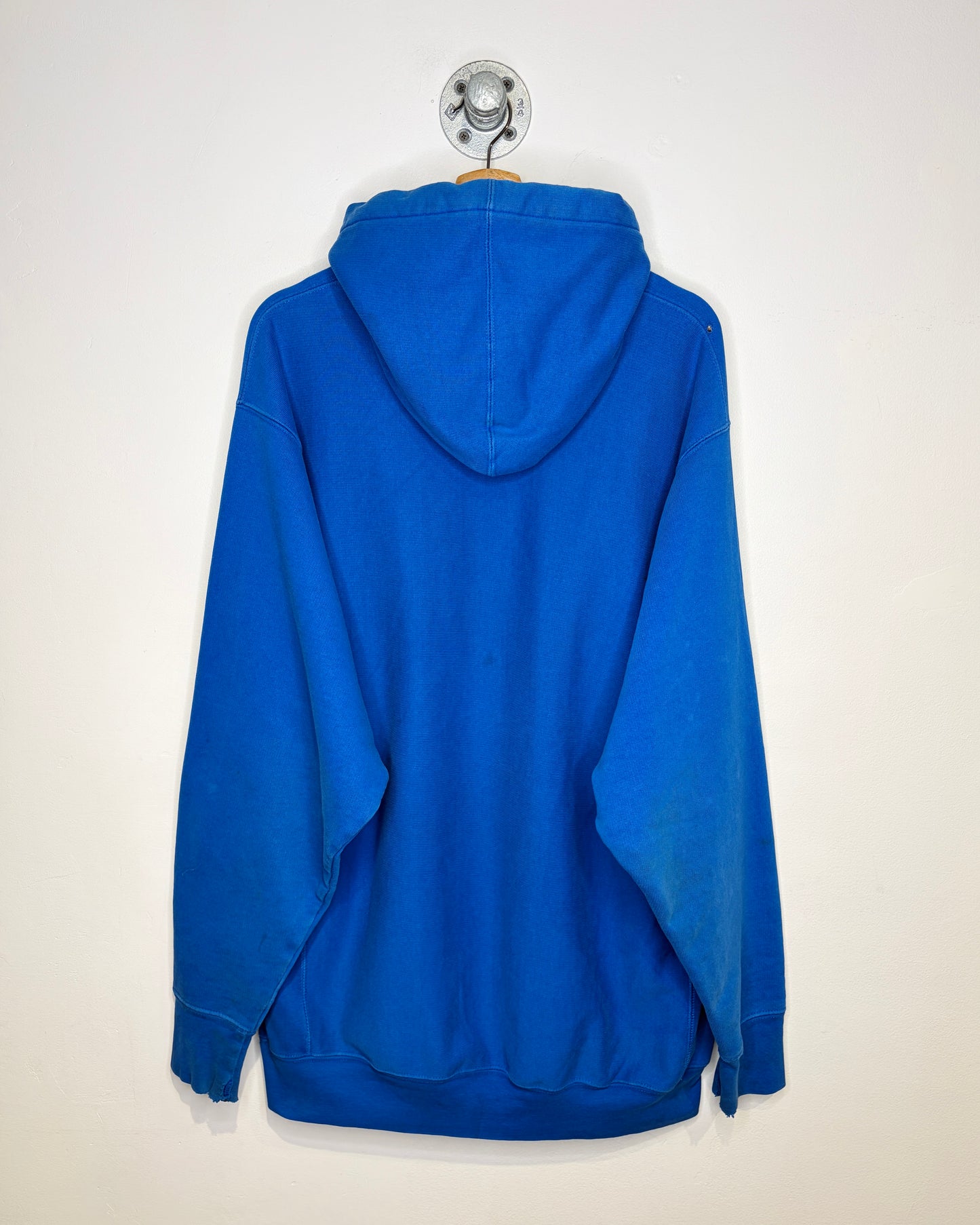 Vintage Buffalo Royal Blue Reverse Weave Hoodie