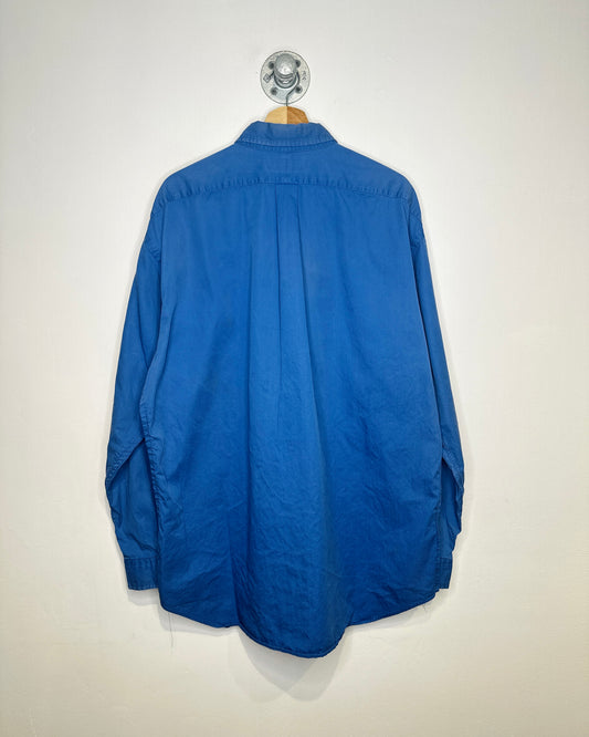 Ralph Lauren Blake 100 % Cotton Blue Button Down Collar Shirt