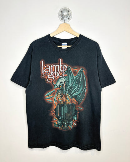 Y2K Lamb of God Black Tee Shirt