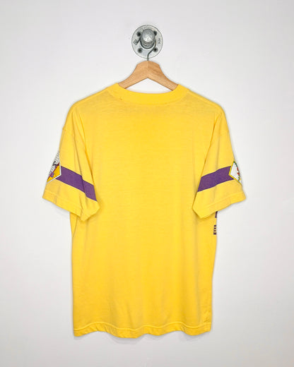Vintage 90s Compagnie Ameriques Paper Thin Yellow Tee Shirt