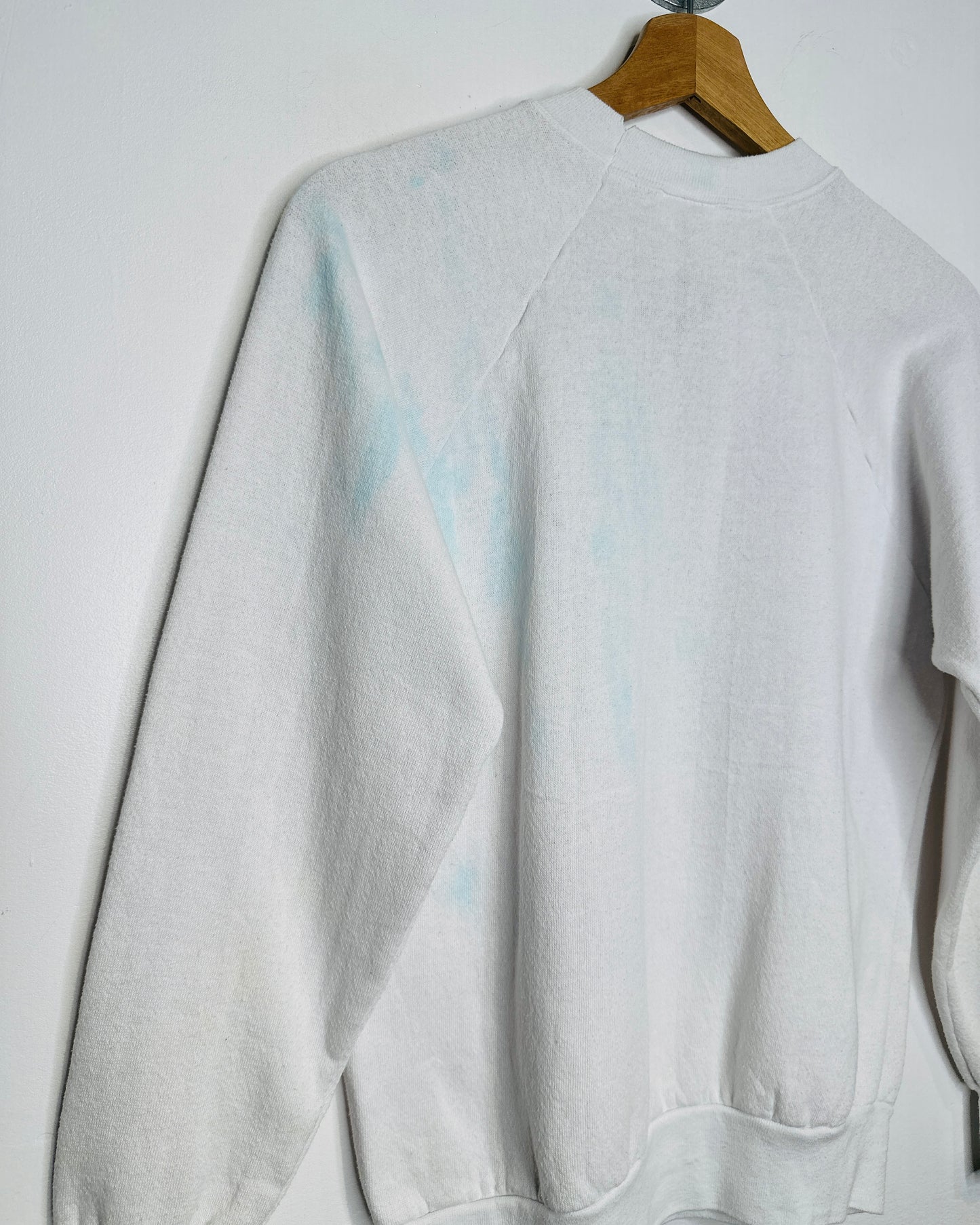 Vintage 1986 Denver Broncos AFC Champions White Crewneck Sweatshirt