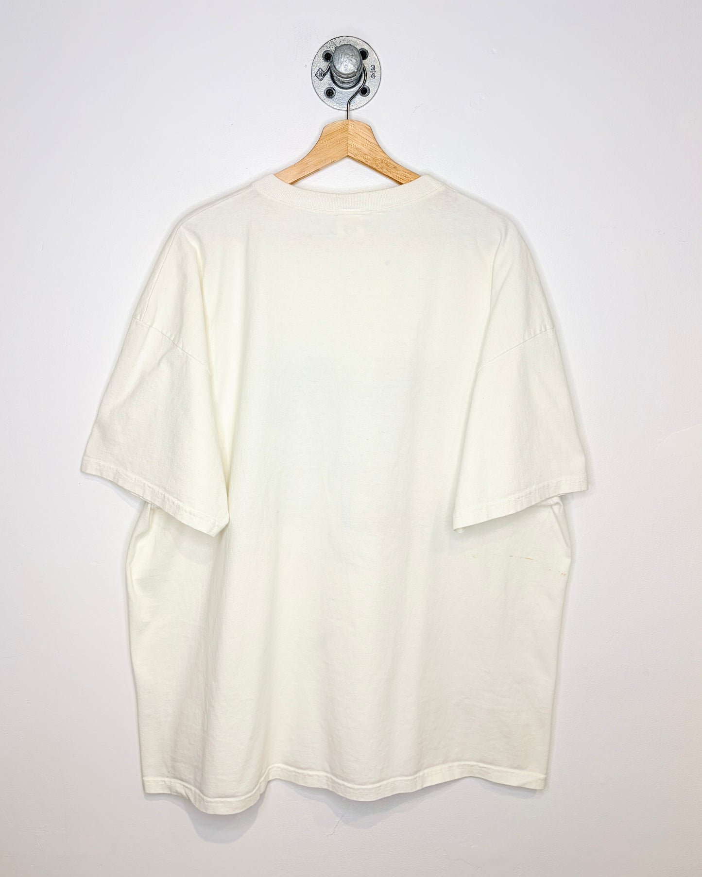 Vintage 90s Sunflower White Tee Shirt