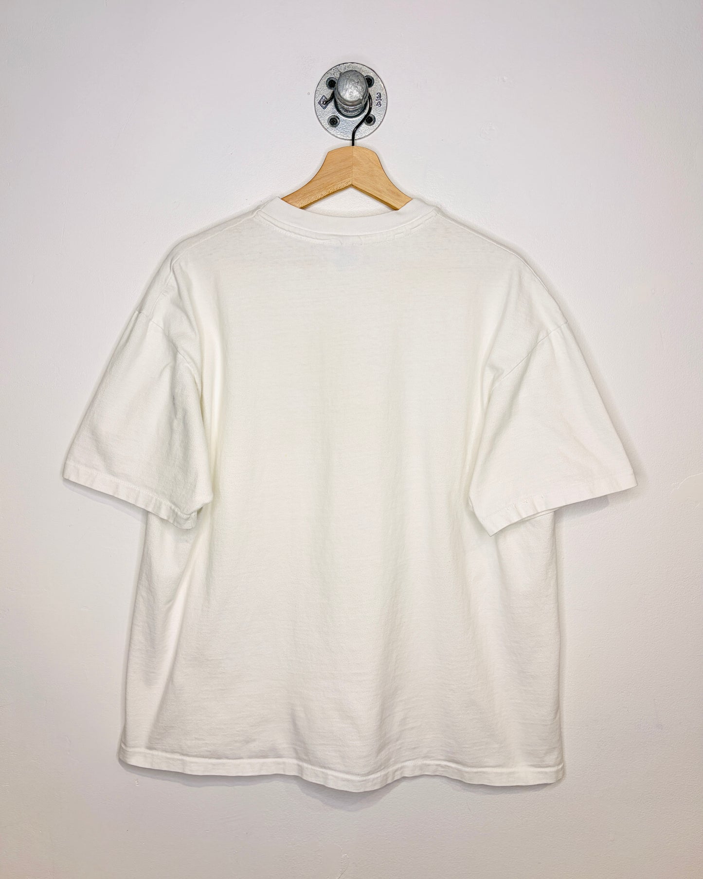 Vintage 90s Cabo San Lucas Dos Lunas White Tee Shirt