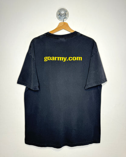 Vintage U. S. Army Heavily Faded Black Tee Shirt