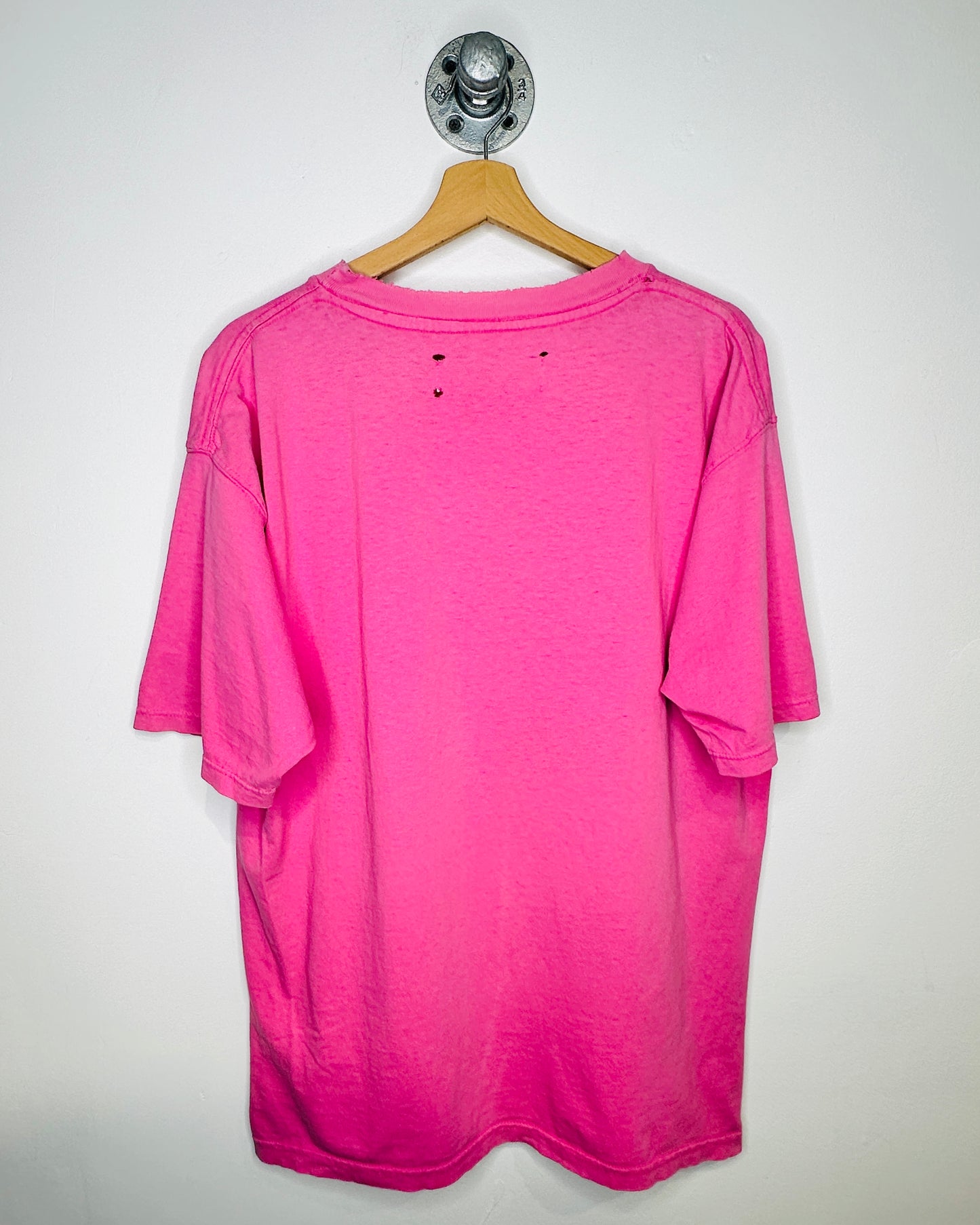 Vintage 90s B.U.M Equipment Pink Tee Shirt