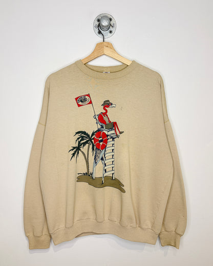 Vintage 90s Coconut Joe Tan Crewneck Sweatshirt