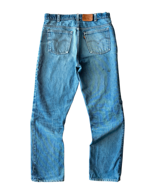 Vintage 90s Levi’s Orange Tab Distressed & Faded Blue Jeans