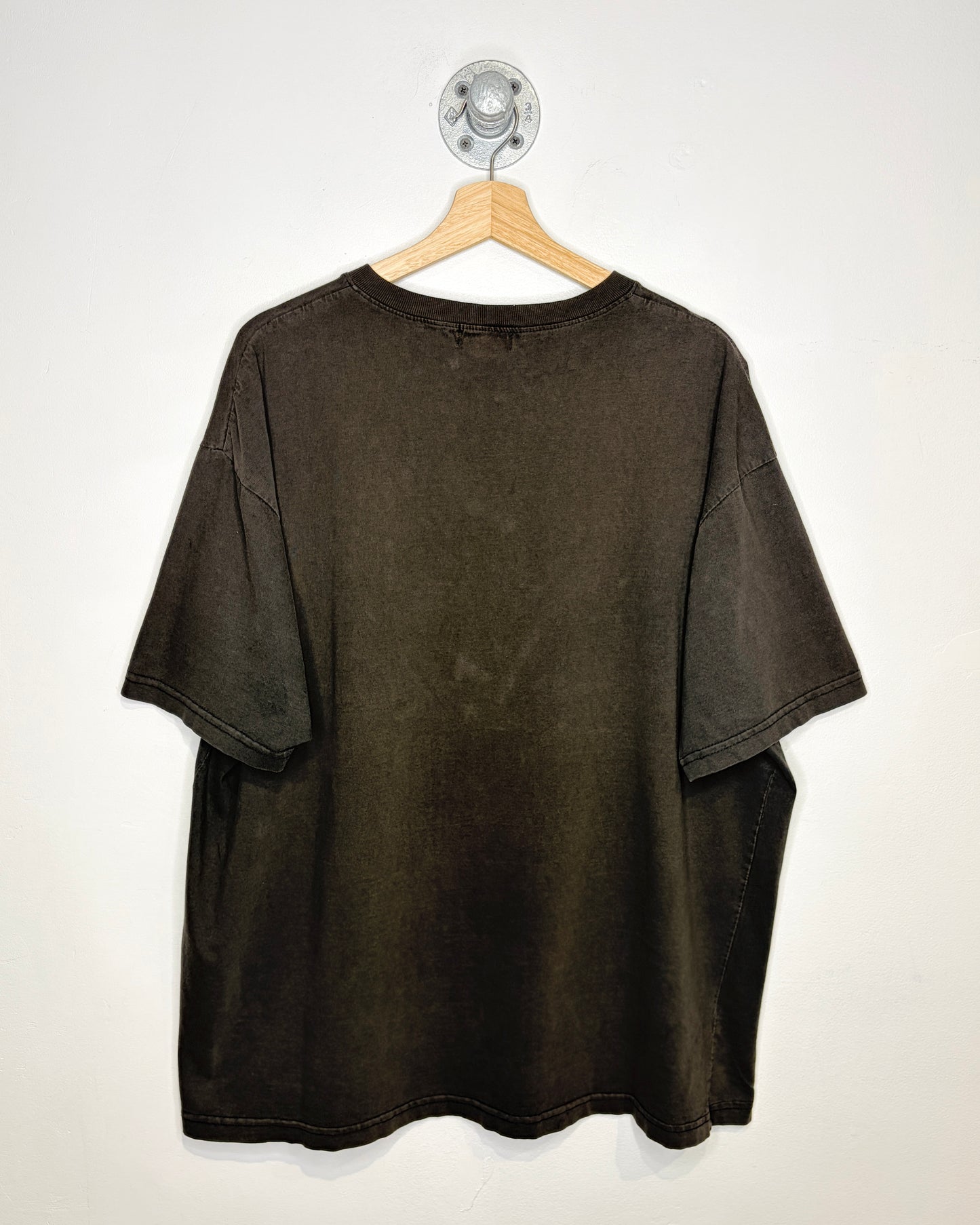 Vintage Indian Motorcycle Faded Black Tee Shirt